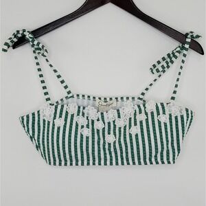 Jessica Simpson Gingham Embellished Bandeau